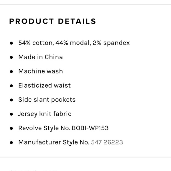 Bobi Jersey Jogger in Black - Picture 5 of 16